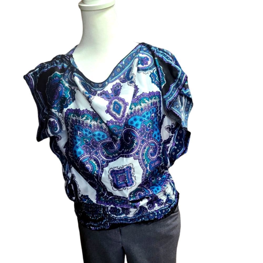 A.Byer Small Blouse with elastic at waist - Picture 1 of 6